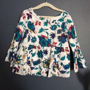 Floral multi color 3T Janie and Jack top